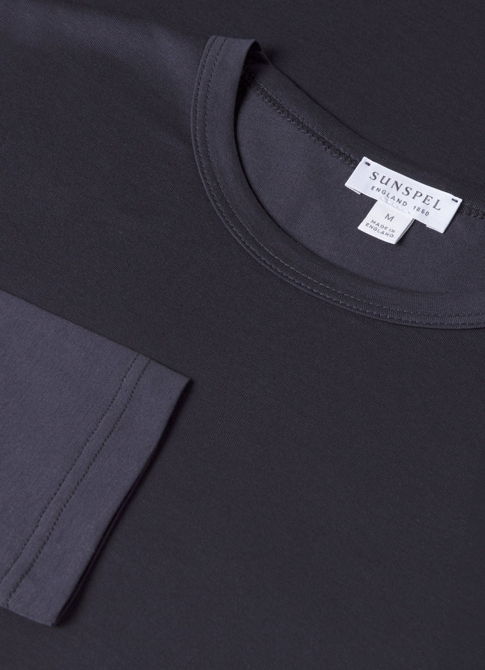 Men's Classic Long Sleeve T-shirt in Navy