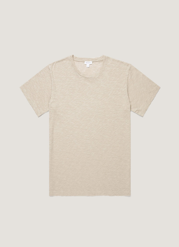 Men's Cotton Linen T-shirt in Ash