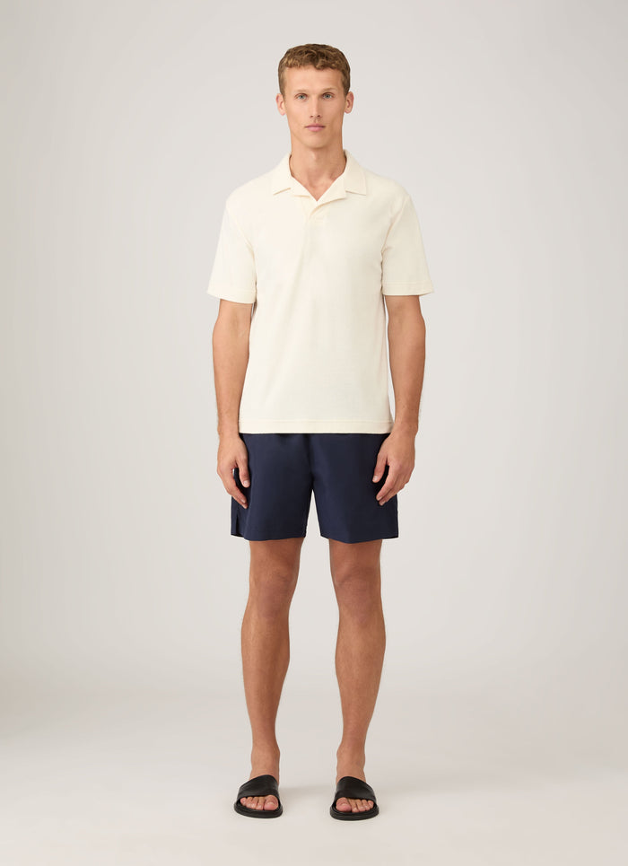 Men's Drawstring Swim Shorts in Navy