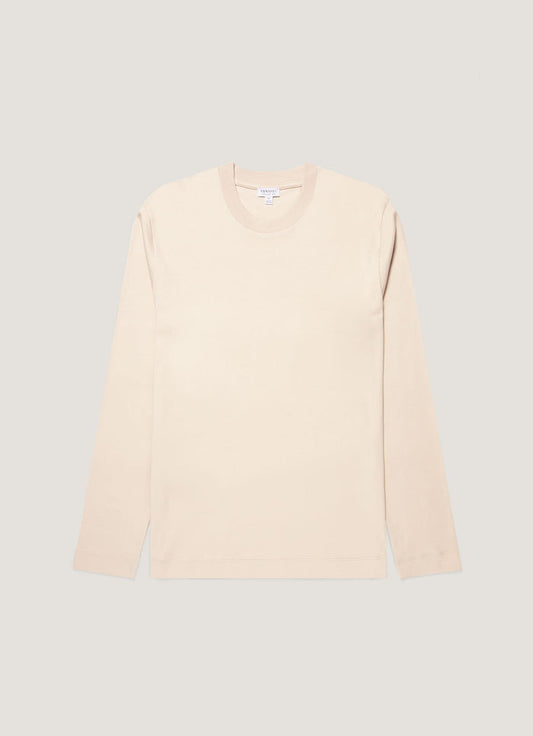 Men's Long Sleeve Heavyweight T-shirt in Swansdown