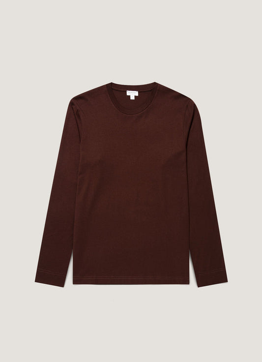 Men's Long Sleeve Riviera Midweight T-shirt in Bakelite