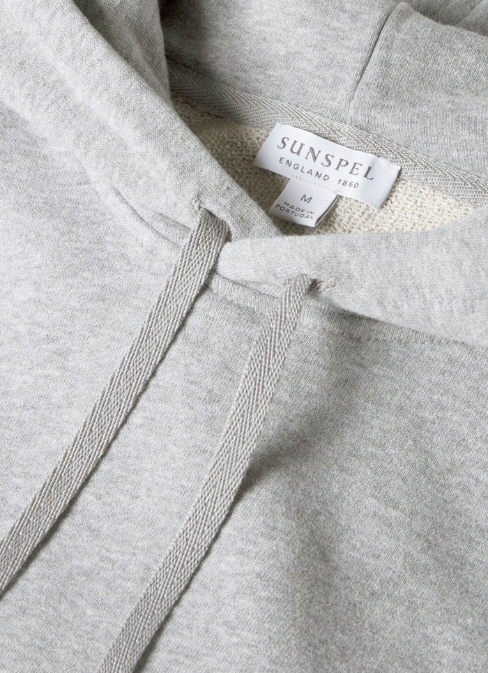 Men's Loopback Hoodie in Grey Melange