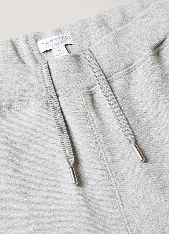 Men's Loopback Shorts in Grey Melange