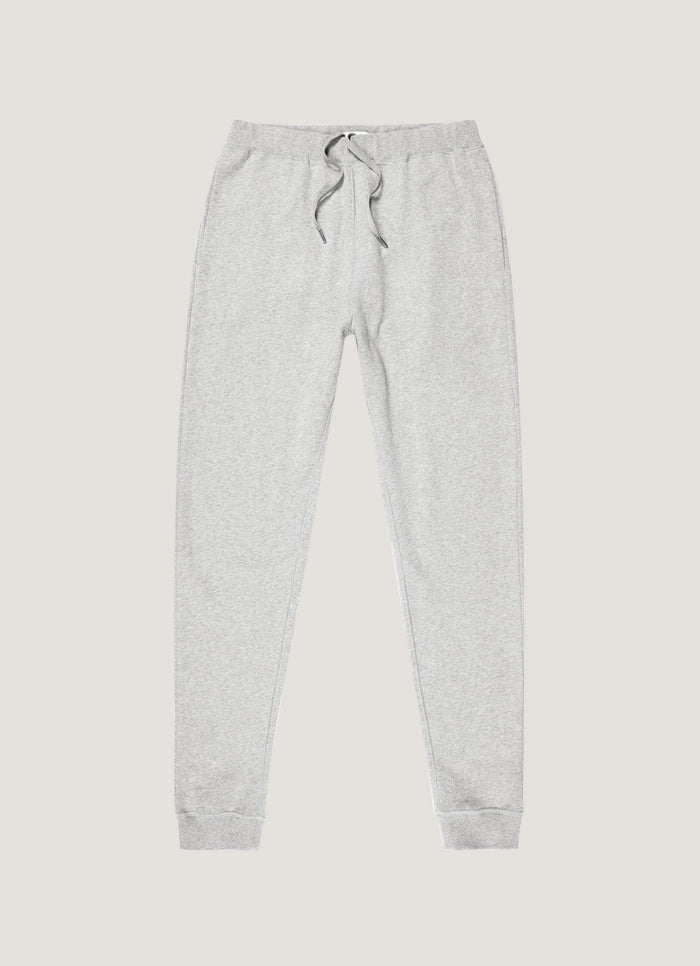 Men's Loopback Sweatpants in Grey Melange