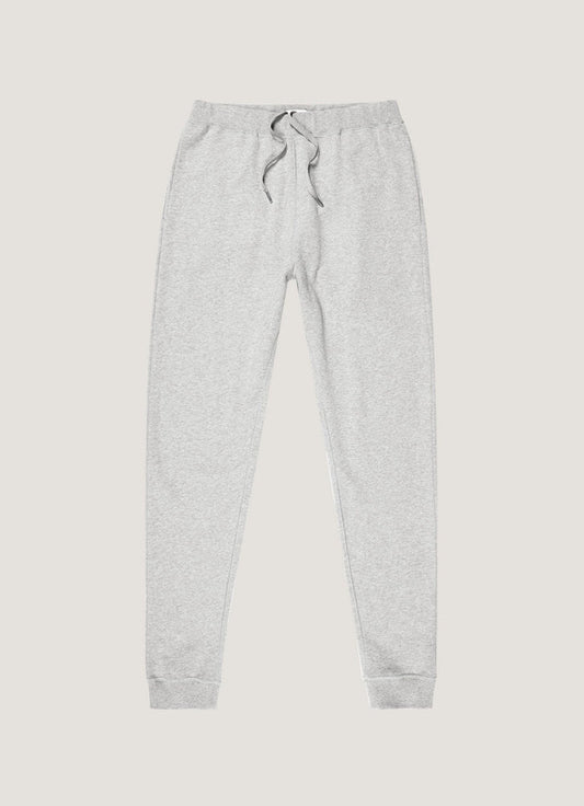 Men's Loopback Sweatpants in Grey Melange