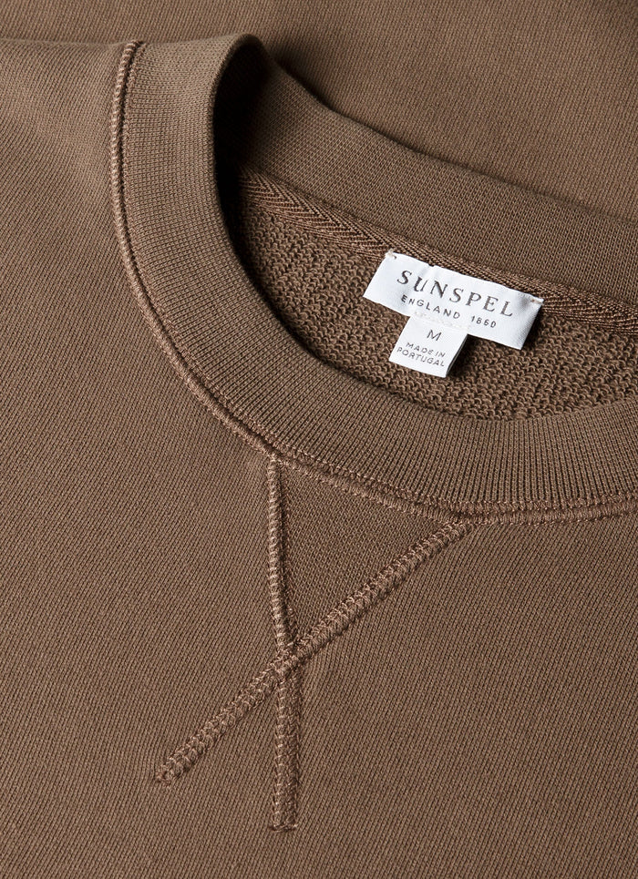 Men's Loopback Sweatshirt in Bark
