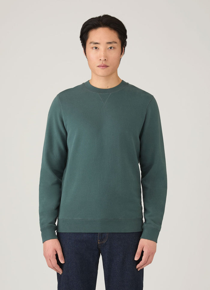 Men's Loopback Sweatshirt in Dark Petrol