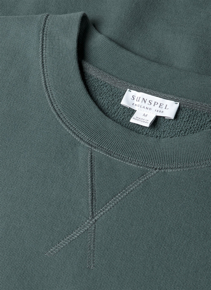Men's Loopback Sweatshirt in Dark Petrol