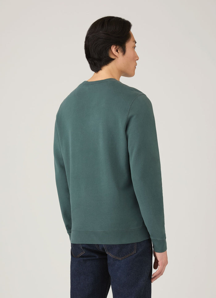 Men's Loopback Sweatshirt in Dark Petrol