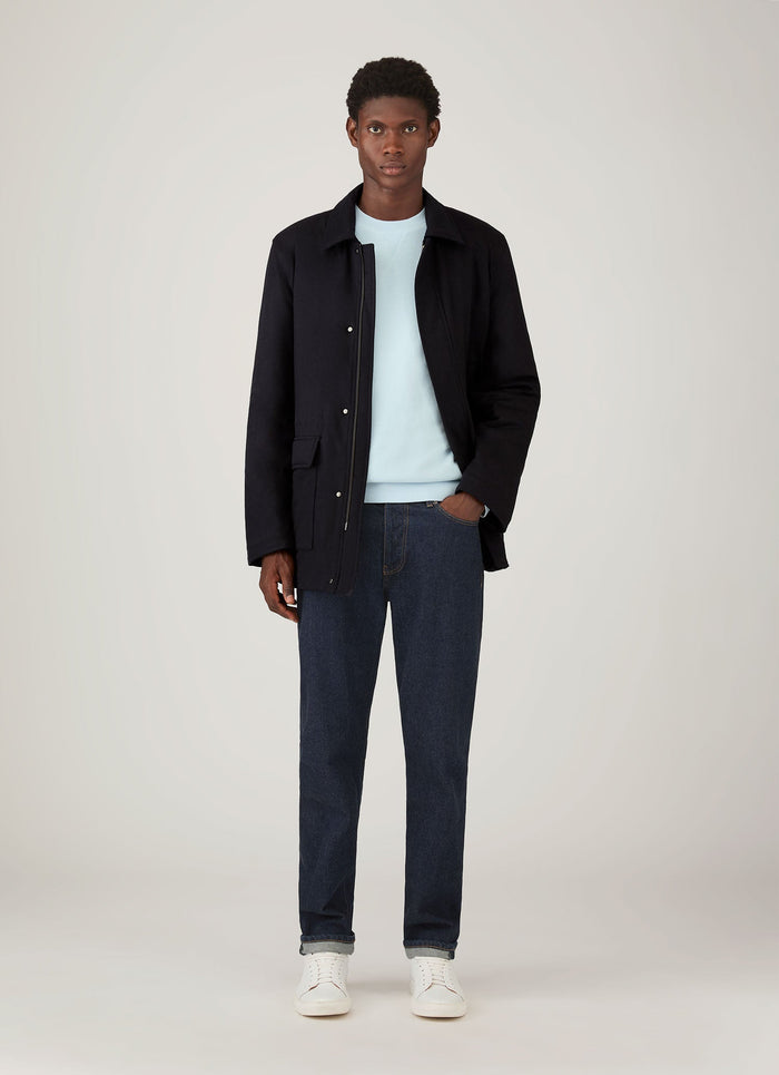 Men's Loopback Sweatshirt in Frost Blue