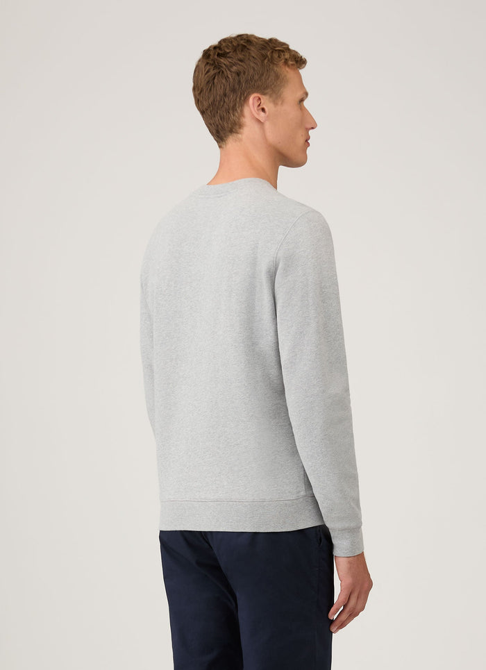 Men's Loopback Sweatshirt in Grey Melange