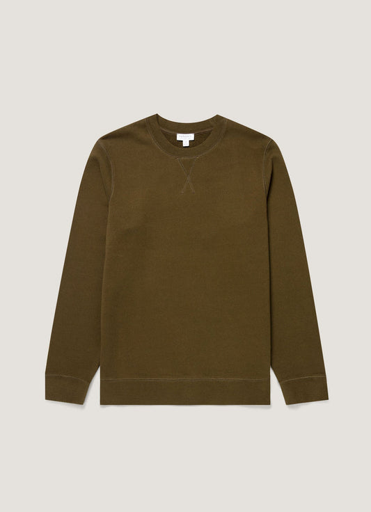 Men's Loopback Sweatshirt in Loden Green