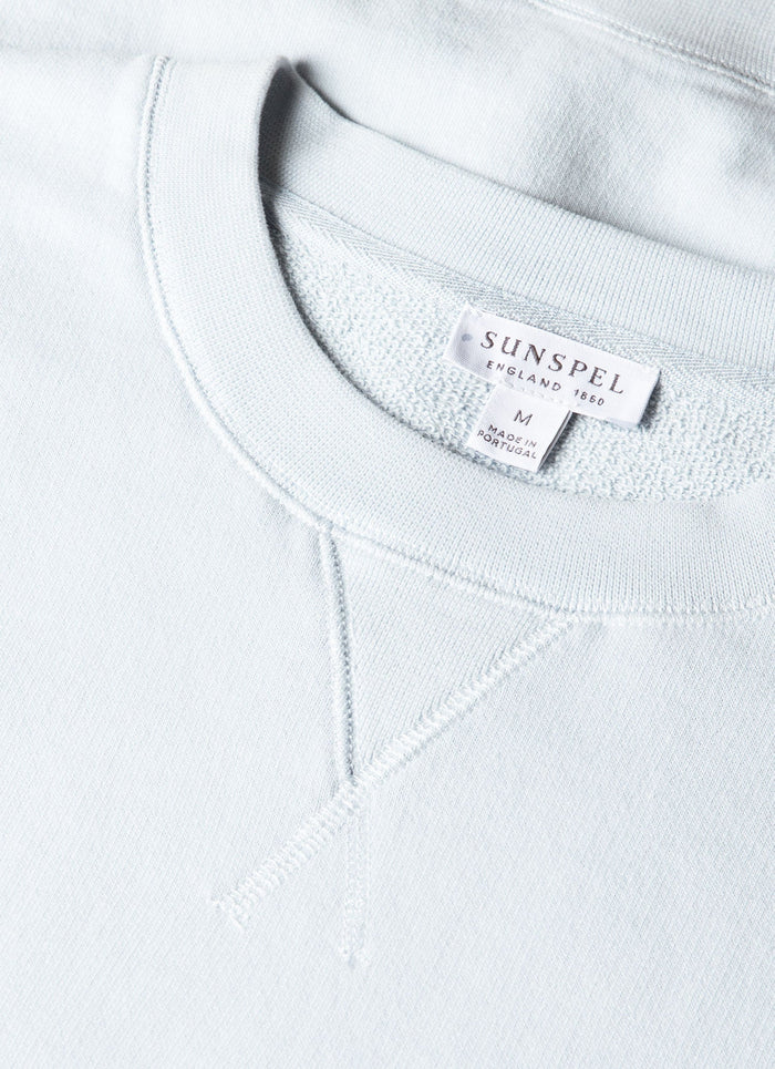 Men's Loopback Sweatshirt in Pastel Blue