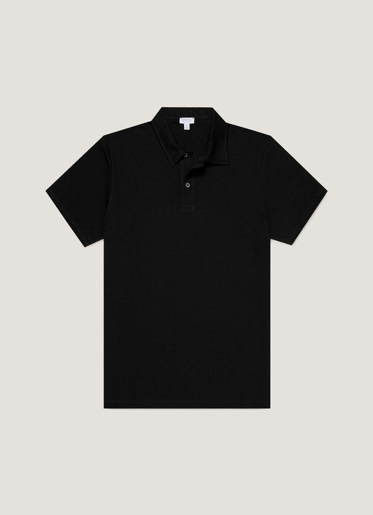 Men's Regular Fit Riviera Polo Shirt in Black