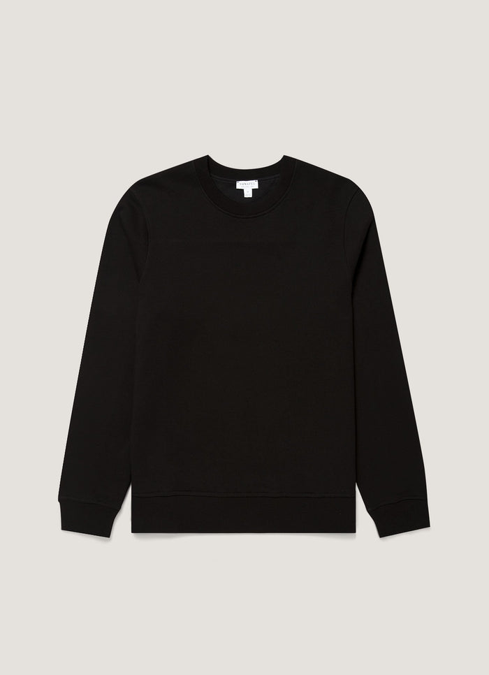 Men's Supima Loopback Sweatshirt in Black