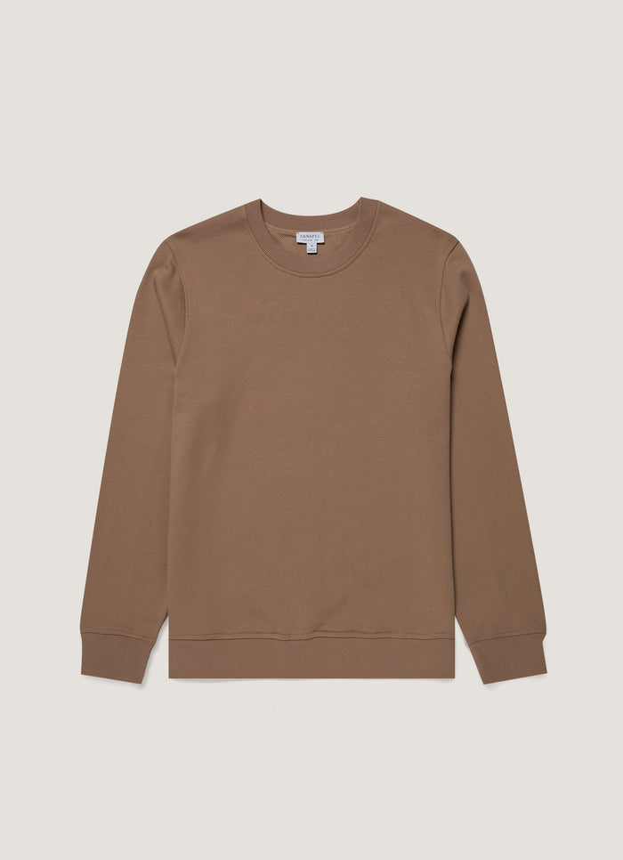 Men's Supima Loopback Sweatshirt in Dark Cedar