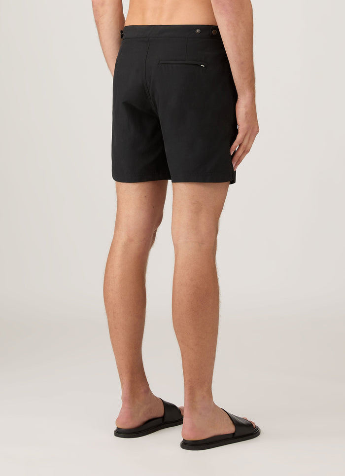 Men's Tailored Swim Short in Black