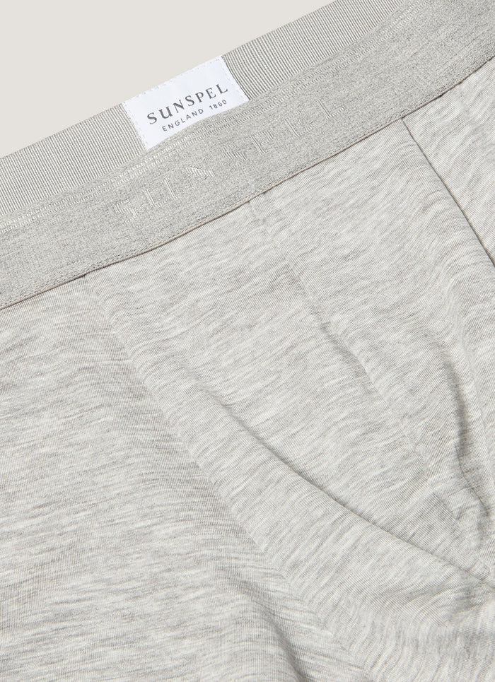 Men's Tencel™ Trunks in Grey Melange