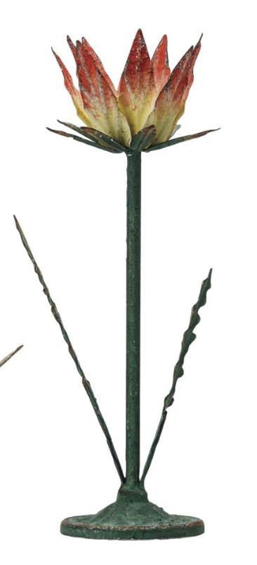 Metal Flower Taper Holder - Madison's Niche