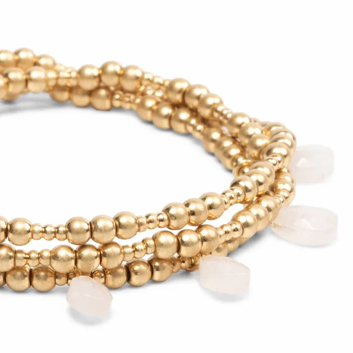 Metal Wrap Bracelet- Rose - Madison's Niche
