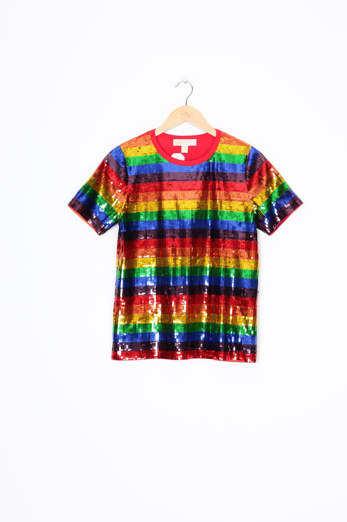 Michael Michael Kors Womens Multi T-shirt Size XS