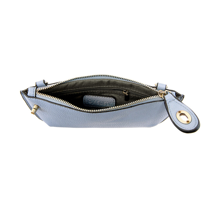 Mini Crossbody Wristlet in Hydrangea - Madison's Niche