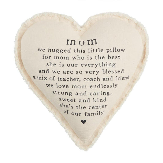 Mom Heart Pillow - Madison's Niche
