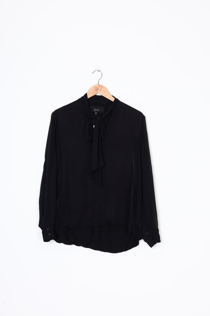 Moochi Womens Black Blouse Size 8