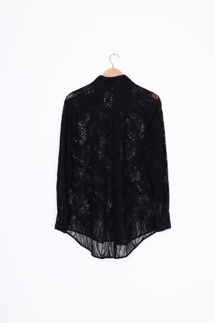 Moochi Womens Black Shirt Size 8
