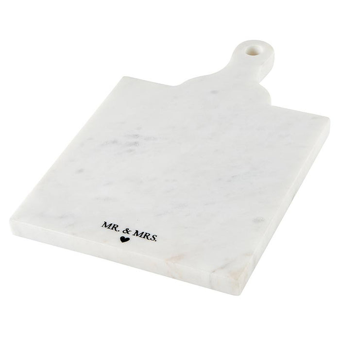 "Mrs. & Mr." Marble Board with Handle - Madison's Niche