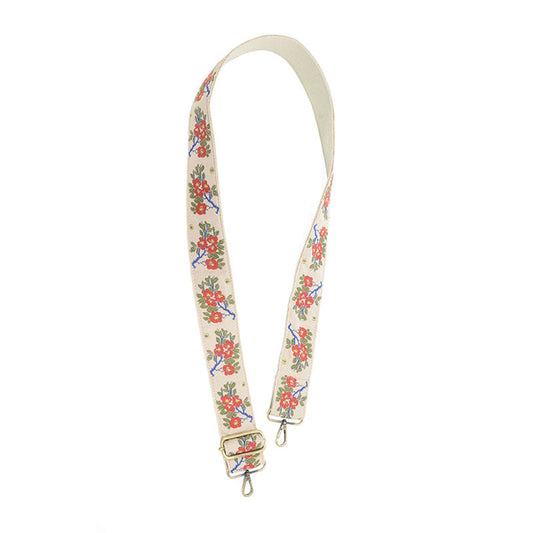 Multi Blossom Branch Guitar Strap - Madison's Niche