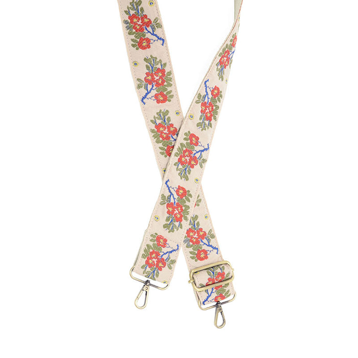 Multi Blossom Branch Guitar Strap - Madison's Niche