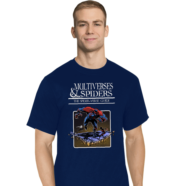 Secret_Shirts T-Shirts, Tall / Large / Navy Multiverses And Spiders