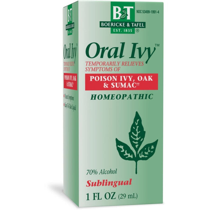 Nature's Way Boericke & Tafel Oral Ivy Liquid, Poison Ivy & Oak Treatment**, Relieves Itching & Burning**, 1 Fl. Oz - The Oasis of Health
