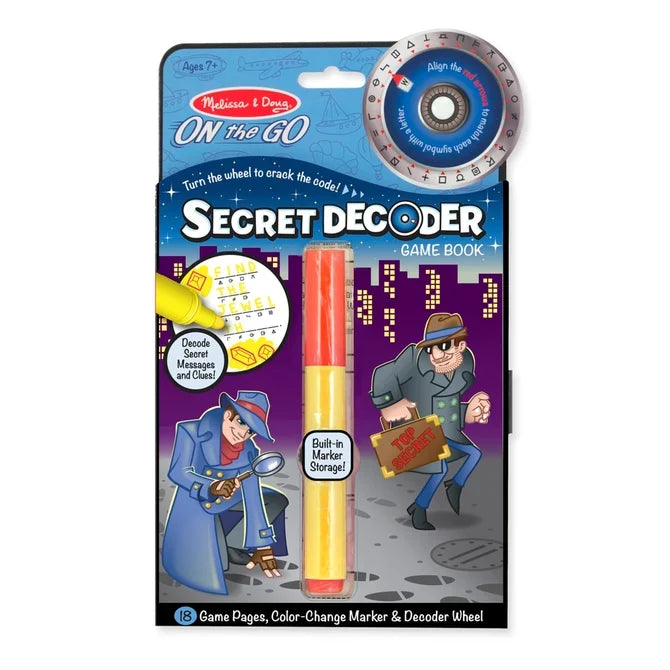 *NEW* Melissa & Doug On-the-Go Secret Decoder Game Book