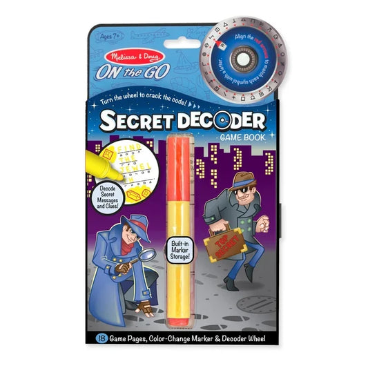 *NEW* Melissa & Doug On-the-Go Secret Decoder Game Book