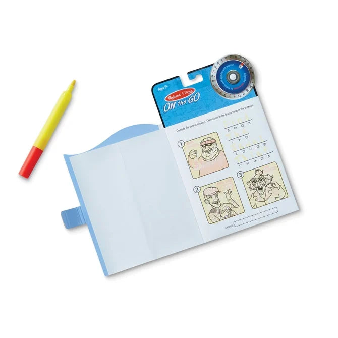 *NEW* Melissa & Doug On-the-Go Secret Decoder Game Book