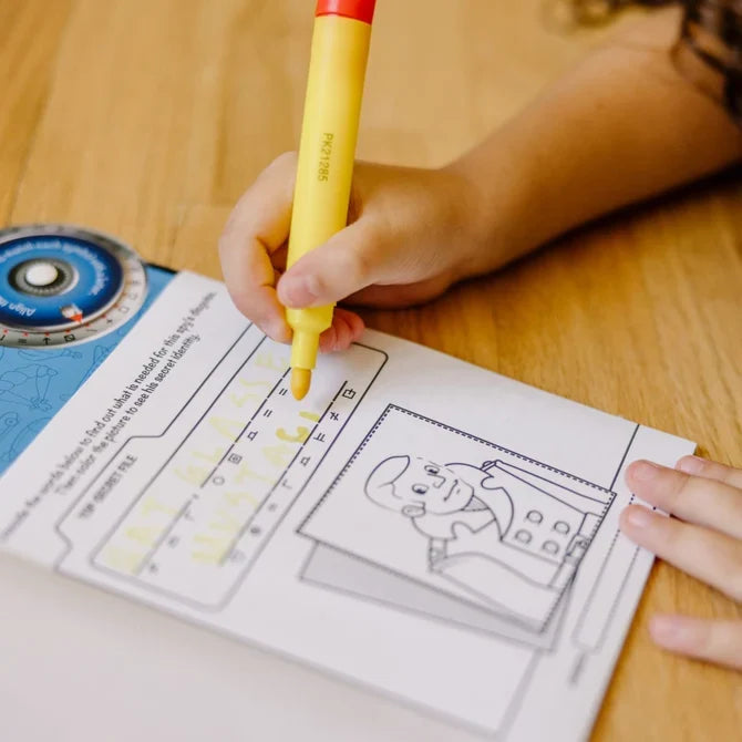 *NEW* Melissa & Doug On-the-Go Secret Decoder Game Book