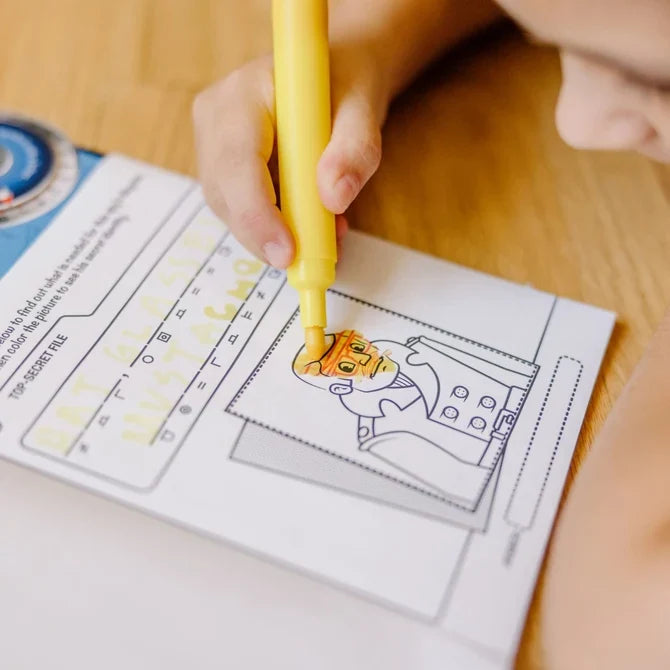 *NEW* Melissa & Doug On-the-Go Secret Decoder Game Book
