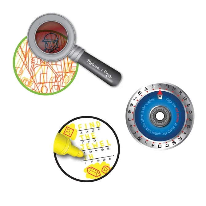 *NEW* Melissa & Doug On-the-Go Secret Decoder Game Book