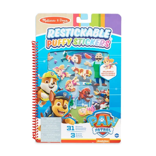 *NEW* Melissa & Doug Paw Patrol Restickable Puffy Stickers - Adventure Bay