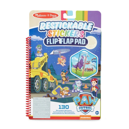 *NEW* Melissa & Doug Paw Patrol Restickable Stickers Flip-Flap Pad - Ultimate Rescue