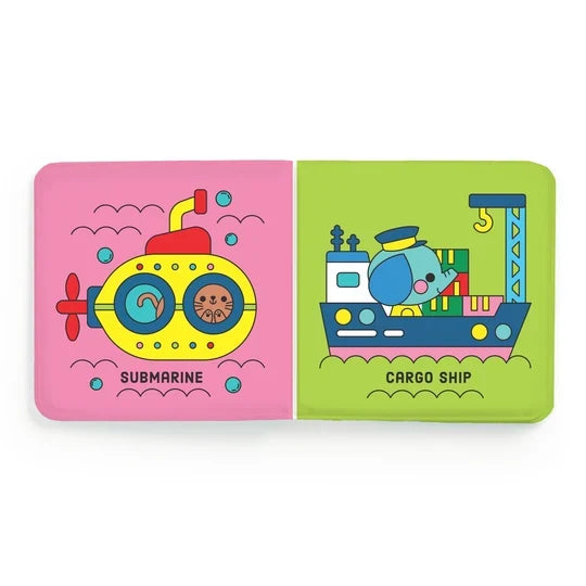 *NEW* Mudpuppy Color Magic Bath Book: Busy Boats