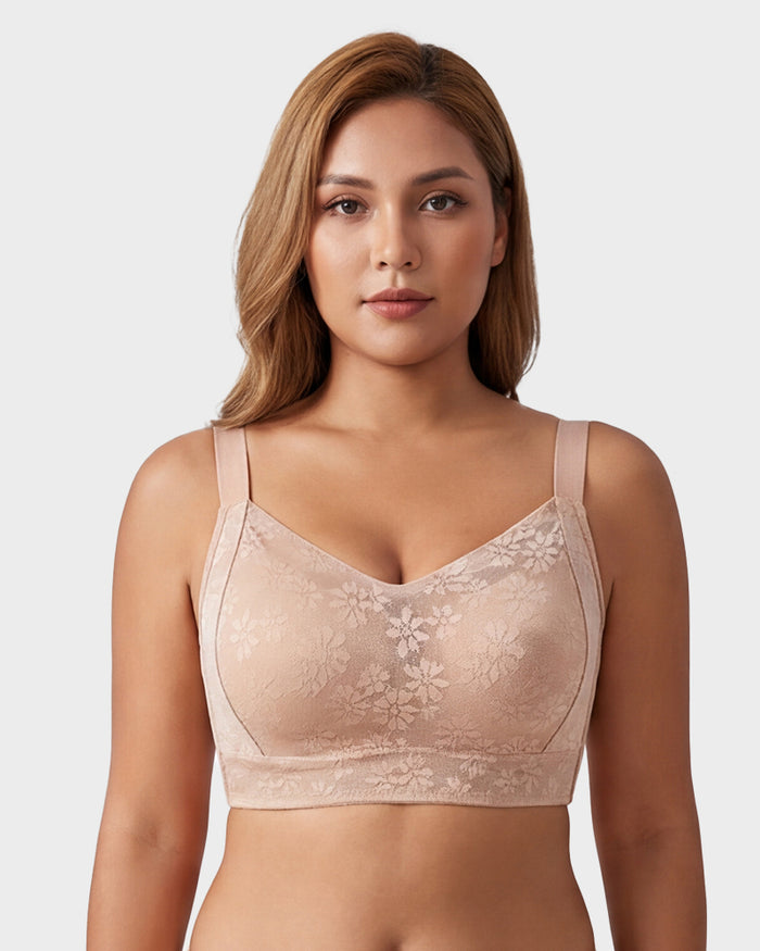 No-Bulk Full Coverage Lace Bra