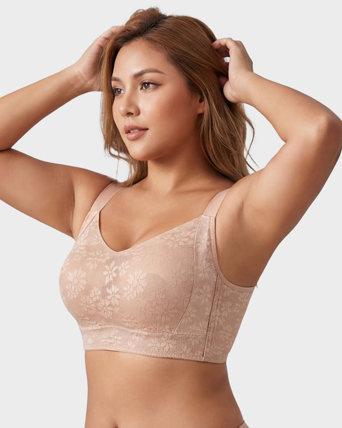 No-Bulk Full Coverage Lace Bra