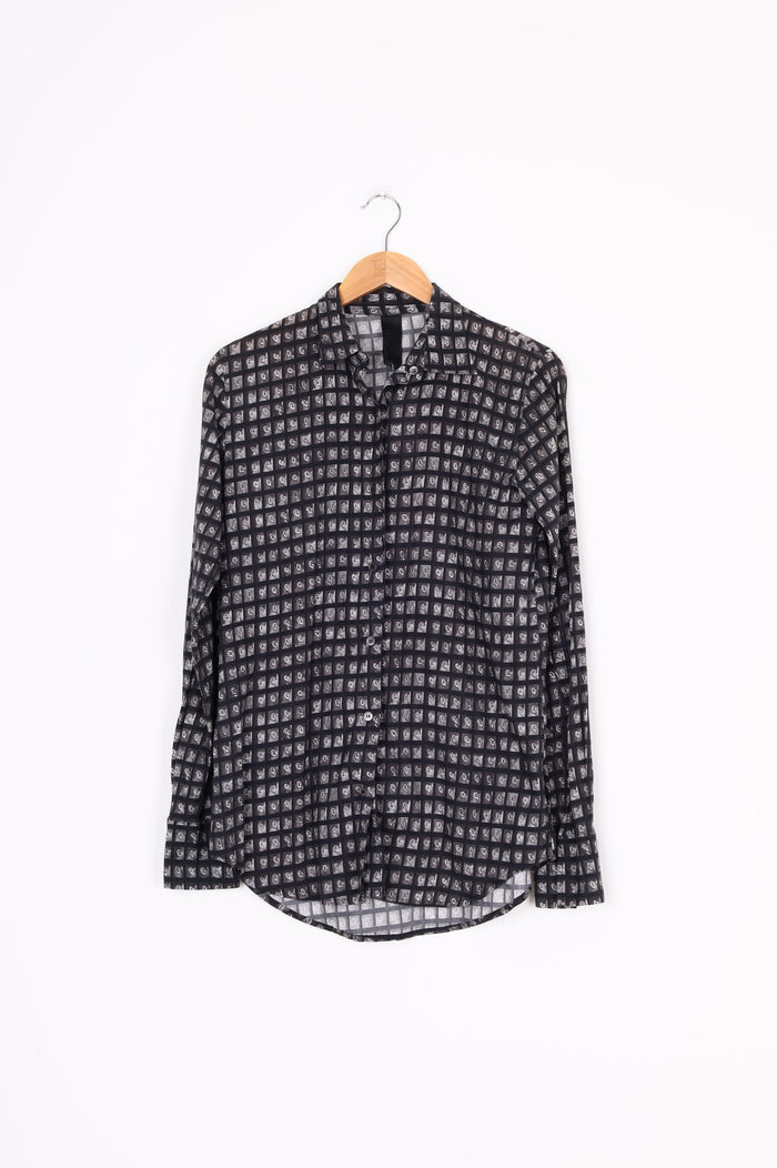 Nom D Womens Grey Shirt Size 8