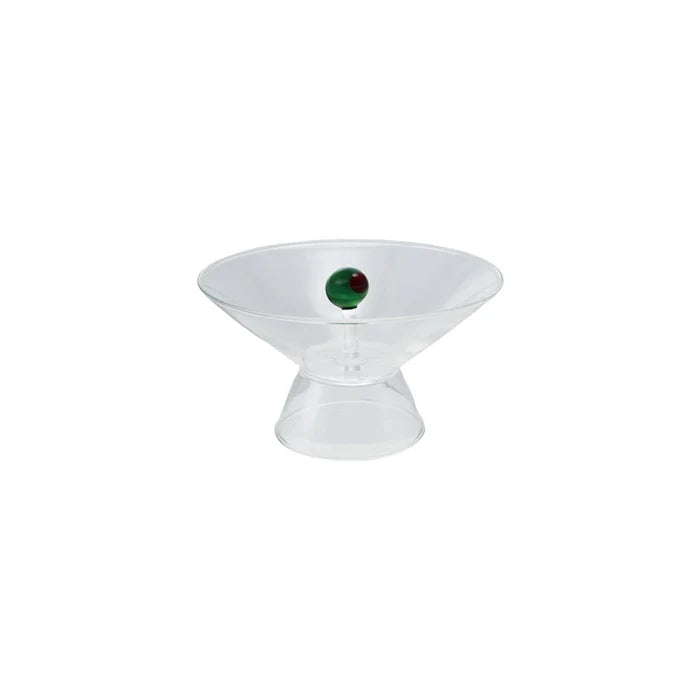 Olive Glass Bowl - Madison's Niche