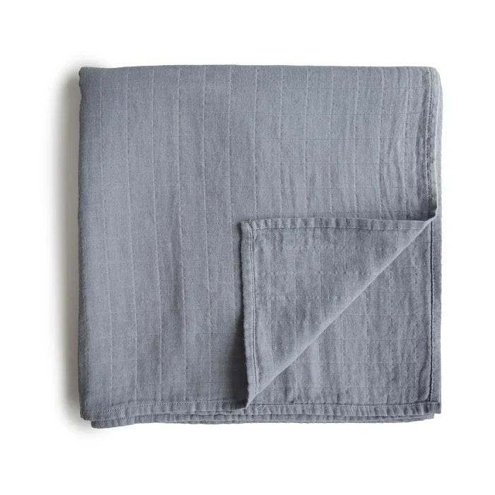 ORGANIC COTTON MUSLIN SWADDLE-TRADEWINDS