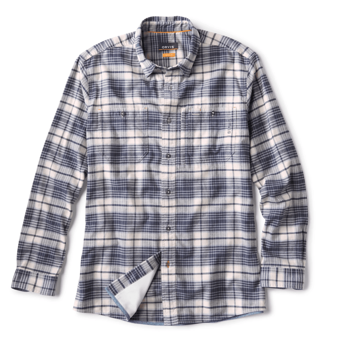 Orvis Flat Creek Tech Flannel Orvis Men's Long Sleeve Button Down Shirts Rivers and Glen Trading Co
