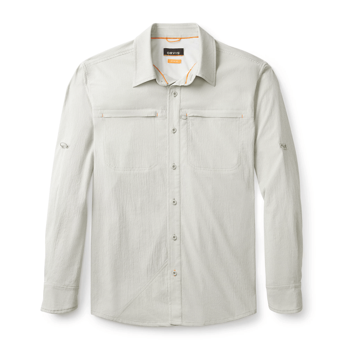 Orvis Long-Sleeved Open Air Caster Orvis LG / Celadon/White Men's Long Sleeve Button Down Shirts Rivers and Glen Trading Co